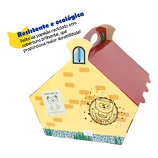 Casinha Para Gatos Cat House Brinquedo Para Gatinho Catmypet Cor Amarelo Foto mini 4