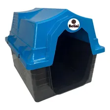 Casinha Plástico N5 Fácil Montagem Para Cachorro + Cor Azul Foto mini  2