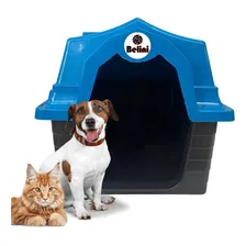 Casinha Plástico N5 Fácil Montagem Para Cachorro + Cor Azul Foto  mini 1