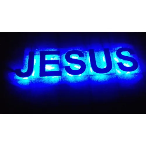 CASINOX IPATINGA JESUS EM AÇO INOX ESCOVADO PROMOÇÃ0O CM LETRAS CAIXA LETREIRO INOXIDAVEL LED IGREJA NÚMERO LOGO ASSEMBLE Número/Letra - Prateado - Kit - 5 - 30 cm - 130 cm Foto 1
