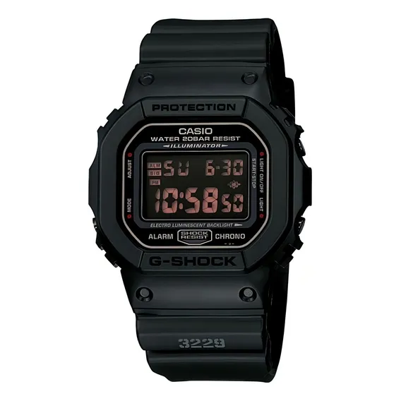 Casio Rel贸gio G-shock Masculino DW-5600MS-1DR Preto Foto 1