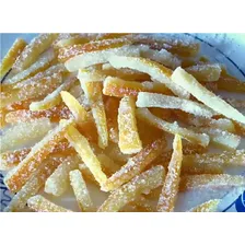 Casquinha De Laranja Cristalizada Em Tiras 500g Foto mini  2