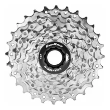 Cassete Bike Sunrace M96 9v 11/34 Cor Prateado Quantidade máxima de dentes 34 Quantidade mínima de dentes 11 Foto mini 1