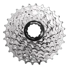 Cassete Bike Sunrace R86 8v 11-28dentes Cor Prateado Foto  mini 1