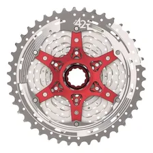 Cassete Catraca Sunrace Mx8 11v 11-42d Prata / Vermelho 401g Foto mini  3