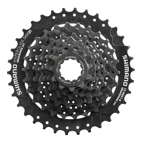 Cassete Cs-hg31 Roda Livre 11/34t Megarange 8v - Shimano Foto 1