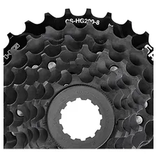 Cassete K7 Shimano 8v Hg200 Index 12/32d Preto Mtb Ou Speed Foto mini 3