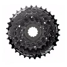 Cassete K7 Shimano 8v Hg200 Index 12/32d Preto Mtb Ou Speed Foto mini 1