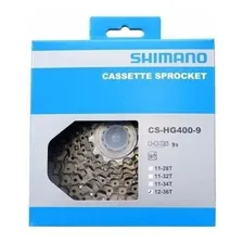 Cassete Shimano Alivio Hg400 9v 12-36 375g Mtb Cor Prateado Foto mini 4