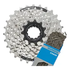 Cassete Shimano Altus Acera 7v Hg41 11-28 + Corrente Hg40 Foto mini 1