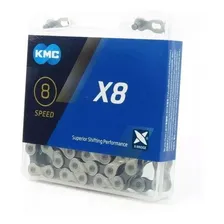 Cassete Shimano Hg31 11-34 Megarange + Corrente Kmc Prata 8v Foto mini 2