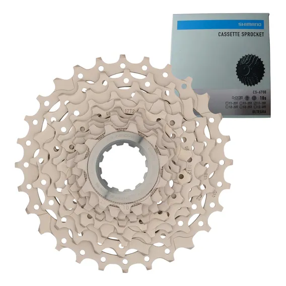 Cassete Shimano Speed 10v 11-28 Ultegra 6700 11/28d 240g Cor Prateado Quantidade mínima de dentes 28 Foto 1