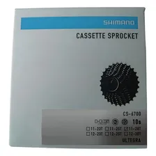Cassete Shimano Speed 10v 11-28 Ultegra 6700 11/28d 240g Cor Prateado Quantidade mínima de dentes 28 Foto mini 4