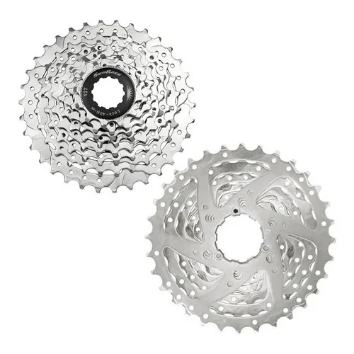 Cassete Sunrace 08 Vel 11-34 Dentes M66 Cor Cromado Foto 1