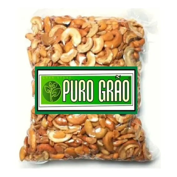 Castanha Caju Torrada Banda 500g - Sem Sal Foto 1
