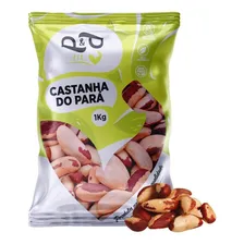 Castanha Do Pará Inteira 1kg A Vácuo - P&p Foto mini 1