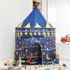 Castelinho Barraca Toca Tenda PrÃncipe Barraca Infantil Azul Foto mini 4