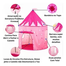 Castelo Cabana Barraca Princesa Infantil Menina Brinquedo Foto mini 4