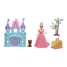 Castelo Real Da Princesa Com Boneca E Pet Etilitoys Cor Castelo cor variado Foto mini 1