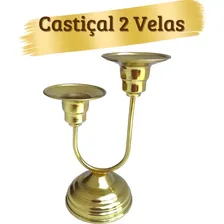 Castiçal Dourado Foto mini 2