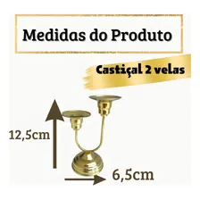 Castiçal Dourado Foto mini 4