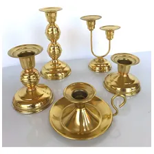 Castiçal Dourado Foto mini 3
