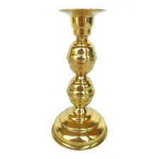 Castiçal Dourado 13cm (kit Com 2 Unidades ) Foto mini 2