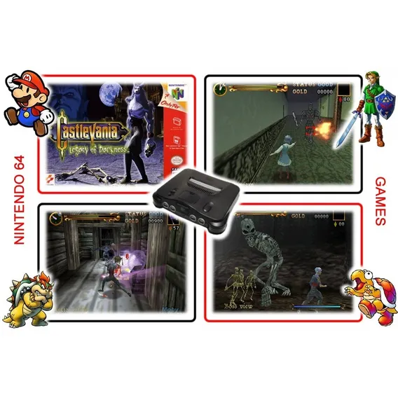 Castlevania Legacy Of Darkness Nintendo 64 N64 Americano Foto 1