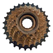 Catraca 7v Catraca Roda Livre 7v 21v Rosca 14-28 Mtb Bike Cor Cinza-escuro Quantidade máxima de dentes 28 Quantidade mÃnima de dentes 14 Foto mini 2