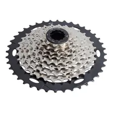 Catraca Cassete Gta 9v 11/40d Cromado K7 Mtb Xc 11-40d Mtb Foto mini 4