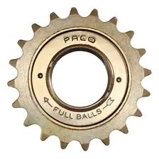 Catraca Roda Livre 20 Dentes Esferada Dourada Bike Foto  mini 1