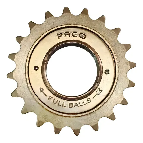 Catraca Roda Livre 20 Dentes Esferada Dourada Bike Foto 1