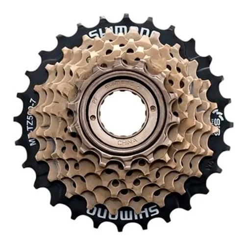 Catraca Roda Livre 7v Rosca Tz-21 Shimano 14/28 Dentes Foto 1