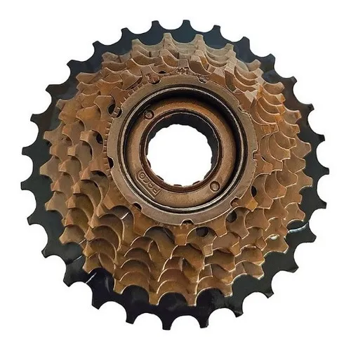 Catraca Roda Livre Index Bicicleta Gta 7v Rosca 14x28 Cor Dourado Foto 1