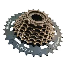 Catraca Roda Livre Shimano Mf Tz500 Rosca 7v Megarange 14/34 Foto mini 1