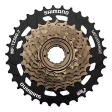 Catraca Roda Livre Shimano Mf Tz500 Rosca 7v Megarange 14/34 Foto mini 2