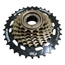 Catraca Roda Livre Shimano Mf Tz500 Rosca 7v Megarange 14/34 Foto mini 4