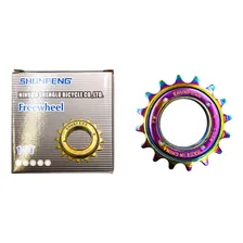 Catraca Roda Livre Simples 16 Dentes Esferada Bicicleta Bike Cor Camaleão Foto mini 4