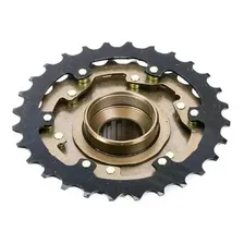 Catraca Rosca Roda Livre Shimano Tz500 14/34 7v Megarange Foto mini 4