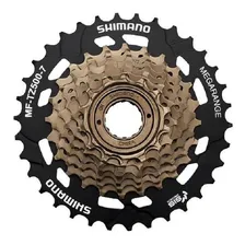 Catraca Rosca Roda Livre Shimano Tz500 14/34 7v Megarange Foto mini 2