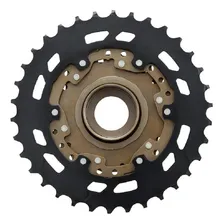 Catraca Rosca Roda Livre Shimano Tz500 14/34 7v Megarange Foto mini 3