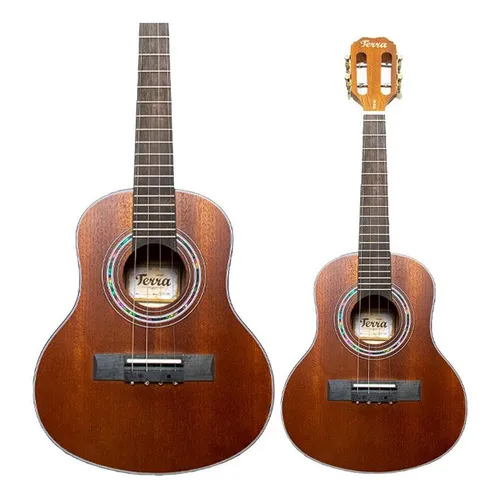Cavaco Acústico Mahogany Com Capa Cavaquinho Terra Tcv 01-mh Foto 1
