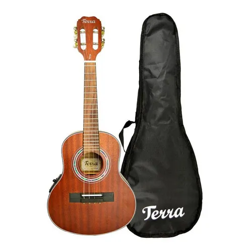 Cavaco Terra Tcv 02 Elétrico Fosco C/ Capa Mahogany Foto 1