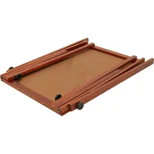 Caval Porta Bloco Flip Chart Quadro Branco Souza Mogno 2515 Foto mini 2