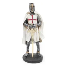 Cavaleiro Templário Guerreiro Medieval Resina Estatueta Cor Outro Foto mini 1