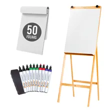 Cavalete Flip Chart Porta Bloco + 50 Folhas + + Foto  mini 1