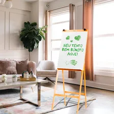 Cavalete Flip Chart Porta Bloco + 50 Folhas + + Foto mini  2