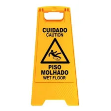 Cavalete Sinalizador Piso Molhado Foto mini 1