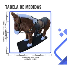 Cavalinho De Balanço PelĂșcia Madeira Cavalinho Infantil Brinquedo Para Crianças De 2 AtĂ© 5 Anos Cavalinho Upa Upa Cavalinho Pula Pula Cavalinho Upa Upa Original Burrinho De Crianca Cavalinho Pocoto Foto mini 2