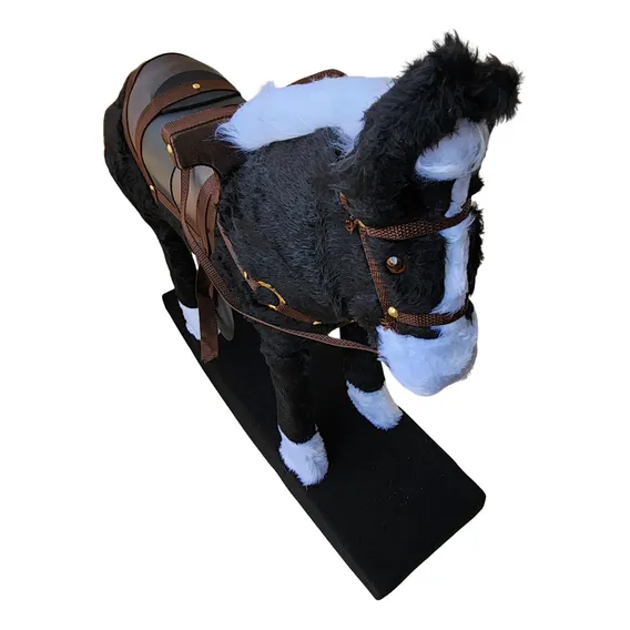 Cavalinho Pula Pula Burrinho De Criança Cavalinho Pocoto Upa Upa Cavalinho Brinquedo Presente Decoração Festa Infantil Lembrança Balanço Gangorra Diversão Balanco De Crianca Tema Fazendinha Animais Foto 1